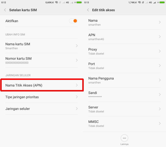 Cara Mengaktifkan Kartu Smartfren 4G Di Xiaomi Redmi Note 4