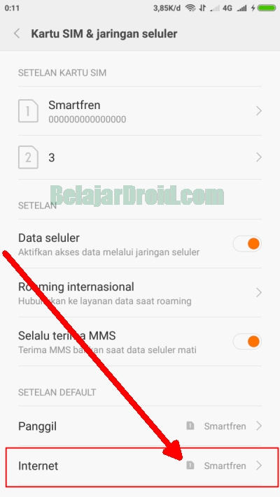 Cara Mengaktifkan Kartu Smartfren 4G Di Xiaomi Redmi Note 4