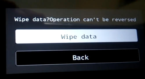 konfirmasi wipe data Vivo V11