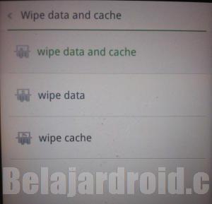Wipe Data dan Cache Oppo ColorOS Recovery